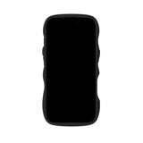 Holdit iPhone 17 Wavy Case - Black / Transparent