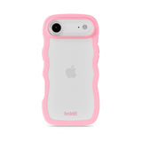 Holdit iPhone Air Wavy Case - Pink / Transparent