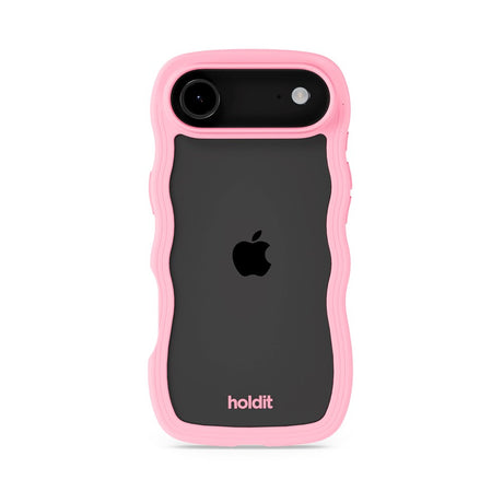 Holdit iPhone Air Wavy Case - Pink / Transparent