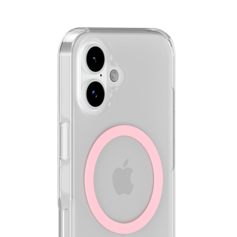 Holdit iPhone 17 MagSafe Case - Transparent / Pink