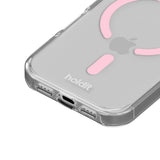 Holdit iPhone 17 Pro MagSafe Case - Transparent / Pink