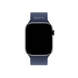 Apple Watch (38/40/SE/41/42mm) Holdit Silicone Watch Strap with Metal Buckle - Navy Blue