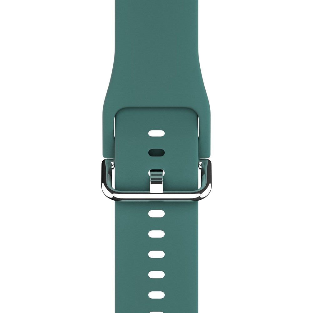Apple Watch (42/44/SE/45/46/49mm) Holdit Silicone Watch Strap with Metal Buckle - Moss Green