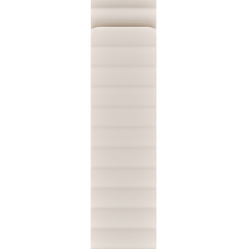 Apple Watch (42/44/SE/45/46/49mm) Holdit Silicone Magnet Watch Strap - Light Beige / Beige