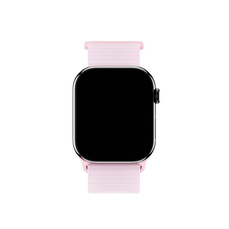 Apple Watch (38/40/SE/41/42mm) Holdit Nylon Watch Strap with Velcro Closure - Pink