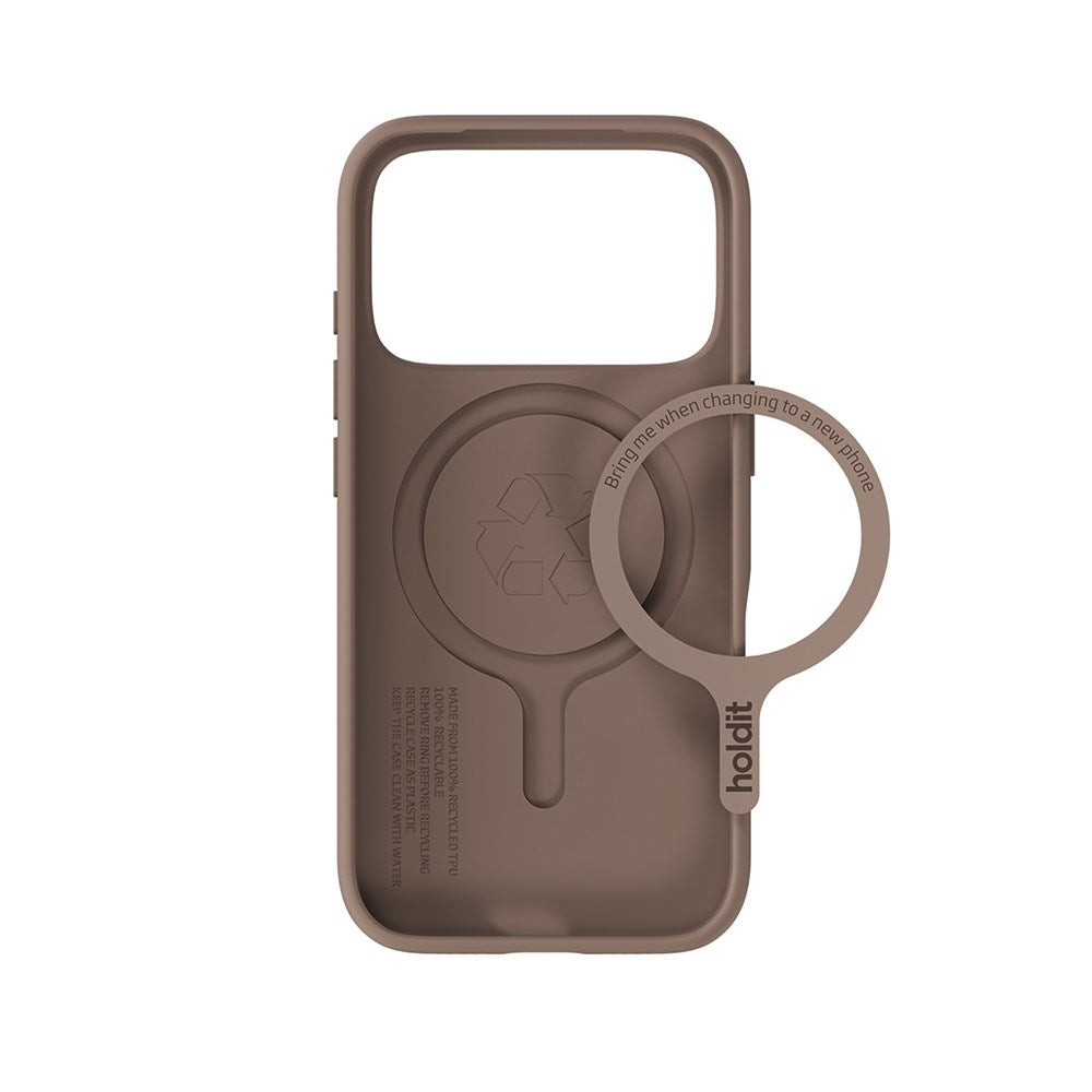 Holdit iPhone 17 Pro Max Soft MagSafe Case - Mocha Brown