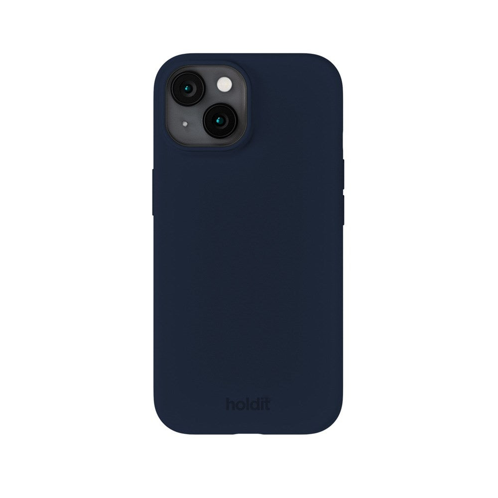 Holdit iPhone 14 / 13 Soft Touch Silikone Case - Midnight Blue