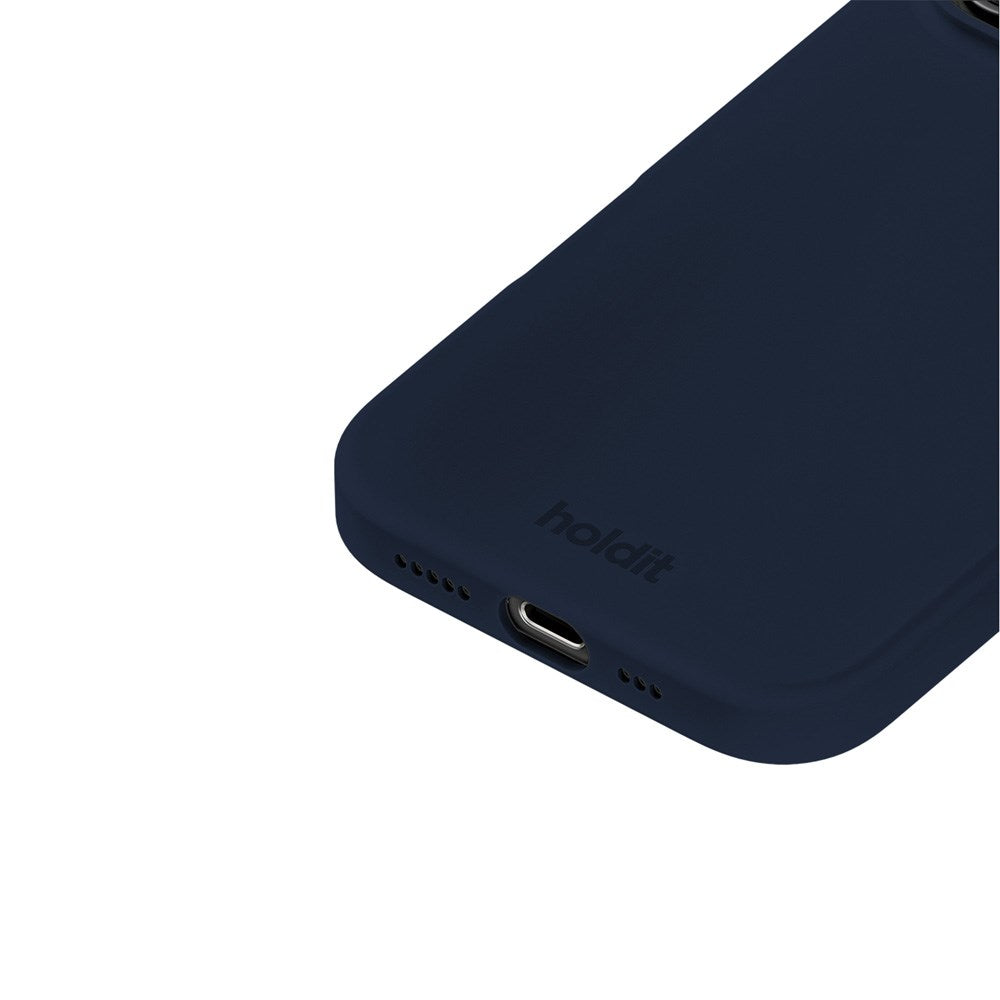 Holdit iPhone 16 Pro Soft Touch Silikone Case - Midnight Blue