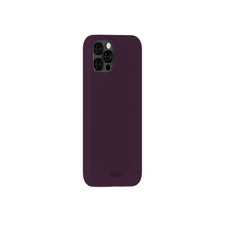 Holdit iPhone 12 / 12 Pro Soft Touch Silikone Case - Deep Plum