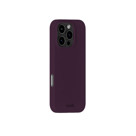 Holdit iPhone 16 Pro Soft Touch Silikone Case - Deep Plum