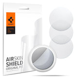 AirTag Spigen Airskin Shield Original Fit Front & Back - 4-Pack - Matte Transparent