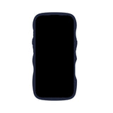 Holdit iPhone 16 Pro Wavy Case - Midnight Blue / Transparent