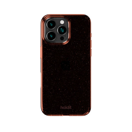 Holdit iPhone 16 Pro Glitter Case - Amber