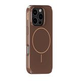 Holdit iPhone 16 Pro Mono Case - MagSafe Compatible - Chocolate / Beige
