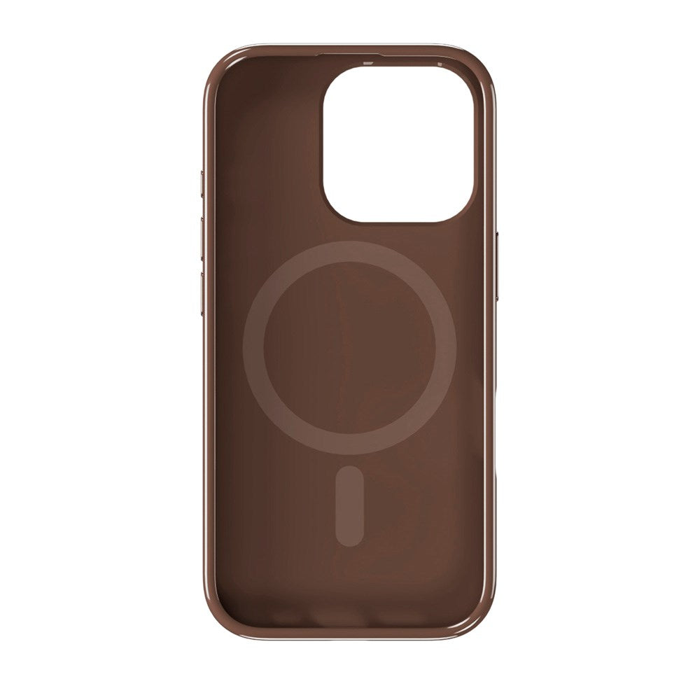 Holdit iPhone 16 Pro Mono Case - MagSafe Compatible - Chocolate / Beige
