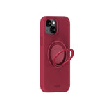 iPhone 16e / 15 Holdit Silicone Stand Case - Red Velvet