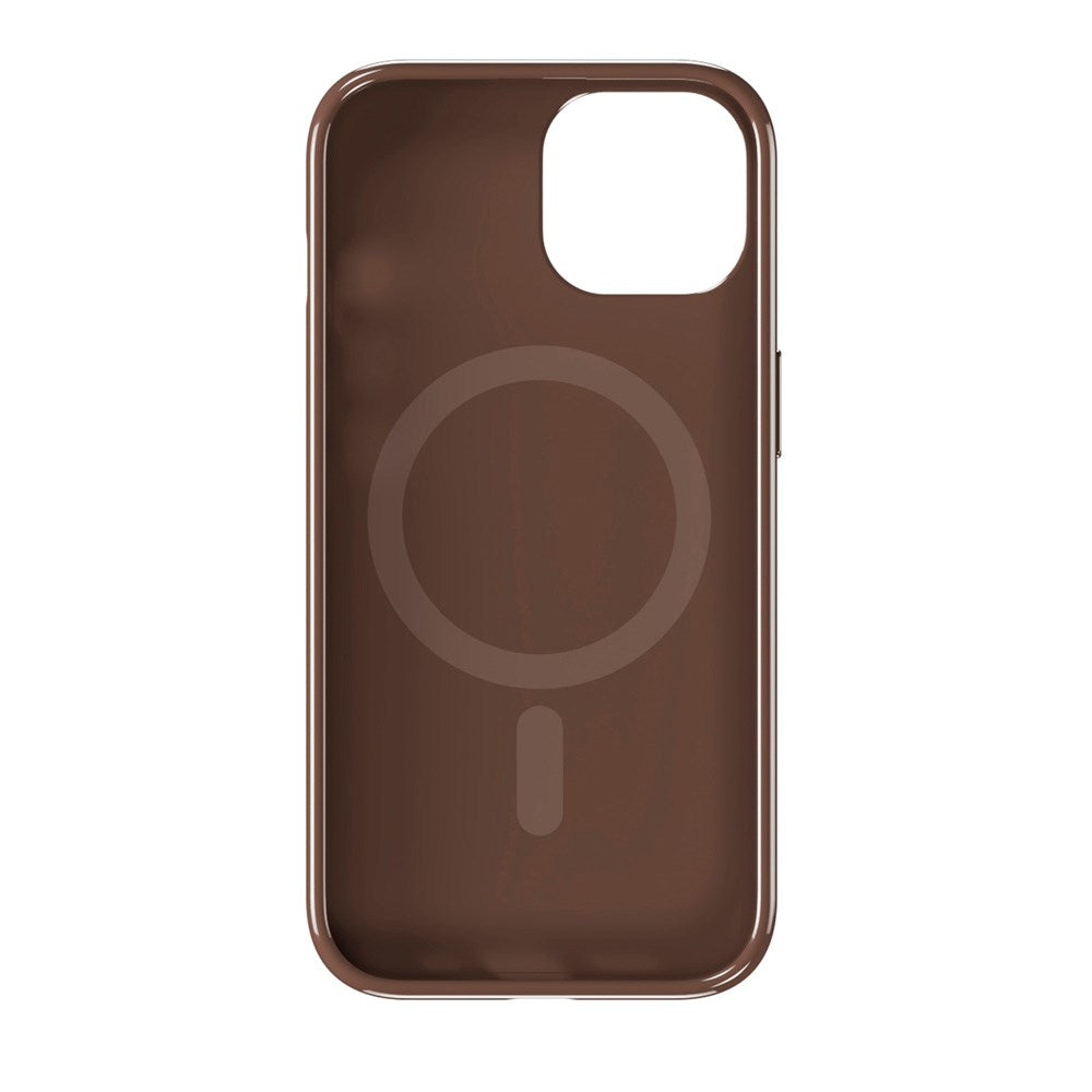 Holdit iPhone 16e / 15 / 14 / 13 Mono Case - MagSafe Compatible - Chocolate / Beige