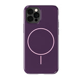 Holdit iPhone 12 / 12 Pro Mono Case - MagSafe Compatible - Deep Plum / Pink