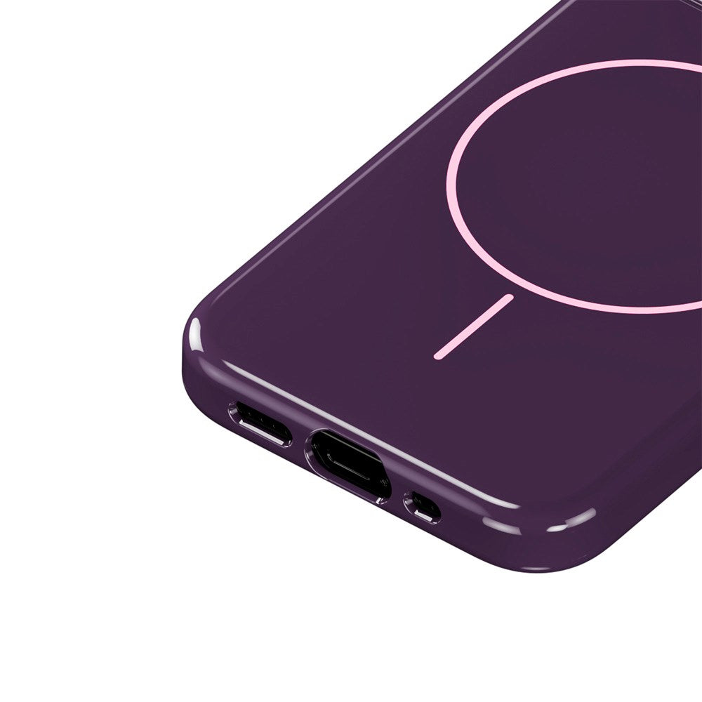 Holdit iPhone 12 / 12 Pro Mono Case - MagSafe Compatible - Deep Plum / Pink