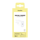 Smartline 40W Wall Charger with 1x USB-C - White