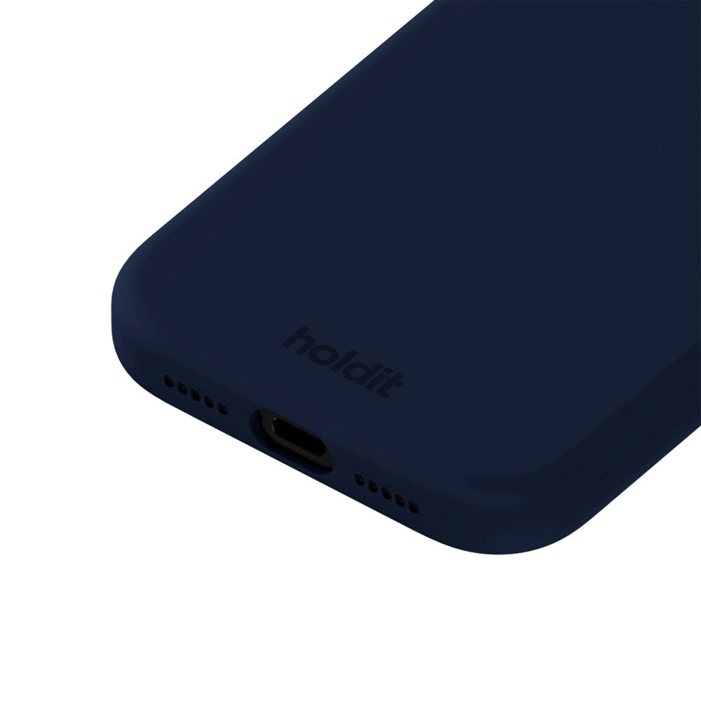 Holdit iPhone 17 Pro Soft Touch Silicone Case - Midnight Blue