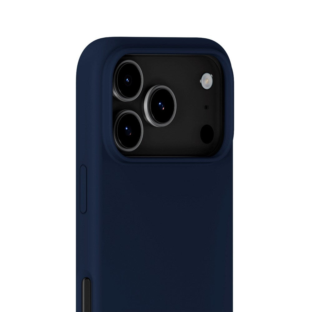 Holdit iPhone 17 Pro Soft Touch Silicone Case - Midnight Blue