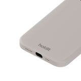 iPhone 12 / 12 Pro Holdit Soft Touch Silicone Case - Wool Gray