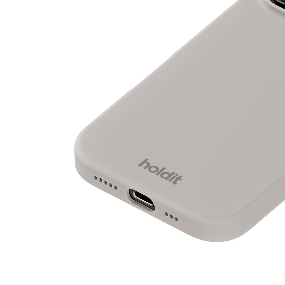 iPhone 16 Pro Max Holdit Soft Touch Silicone Case - Wool Gray