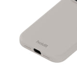 iPhone 17 Pro Holdit Soft Touch Silicone Case - Wool Gray