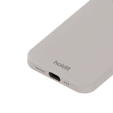 iPhone 17e / 16e Holdit Soft Touch Silicone Case - Wool Gray