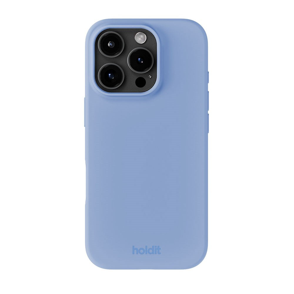 iPhone 16 Pro Max Holdit Soft Touch Silicone Case - Soft Cobalt