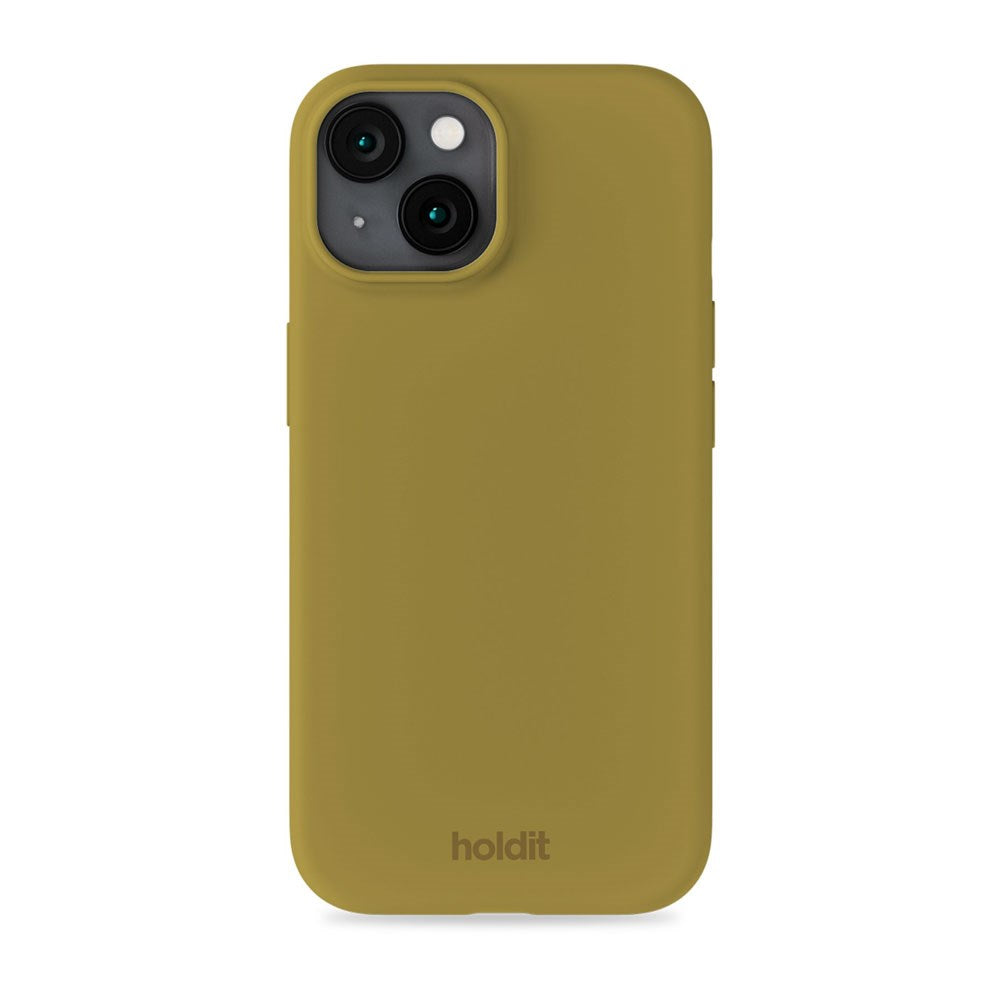 iPhone 14 / 13 Holdit Soft Touch Silicone Case - Warm Olive