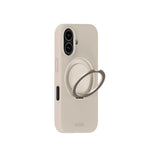 iPhone 16 Holdit Silicone Stand Case - Light Beige