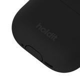 Apple AirPods (4th Gen.) Holdit Silicone Case with Carabiner - Black