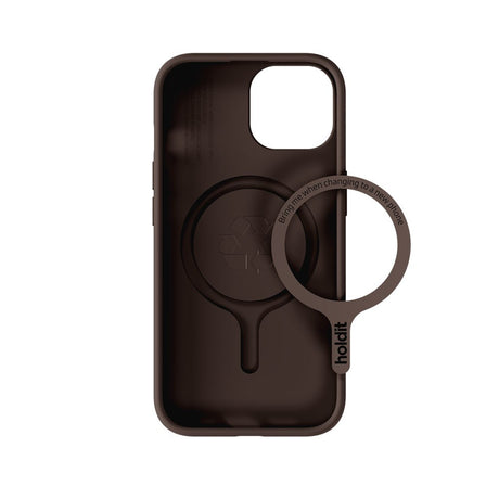 iPhone 17e / 16e / 15 / 14 / 13 Holdit Soft MagSafe Case - Chocolate