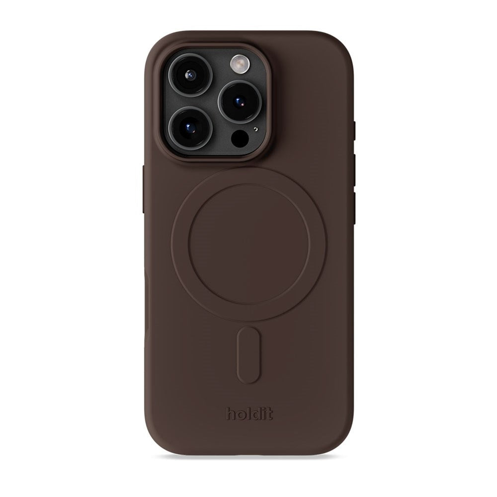 iPhone 16 Pro Holdit Soft MagSafe Case - Chocolate