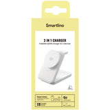 Smartline Foldable 3-in-1 Wireless Charger 25W - Qi2 Compatible - White