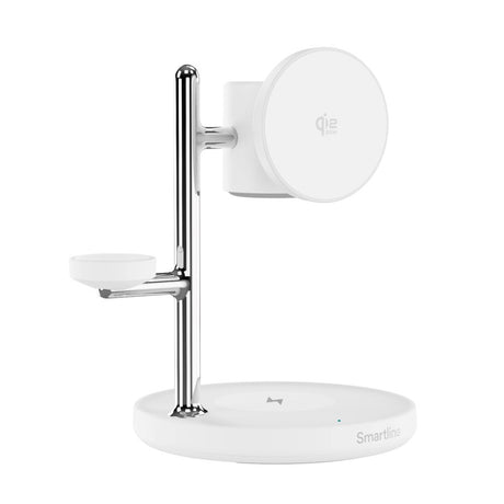 Smartline 3-in-1 Wireless Charger 25W - Qi2 Compatible - White