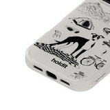 iPhone 18 Pro Max / 17 Pro Max Holdit Graphic Print Case - Wool Gray