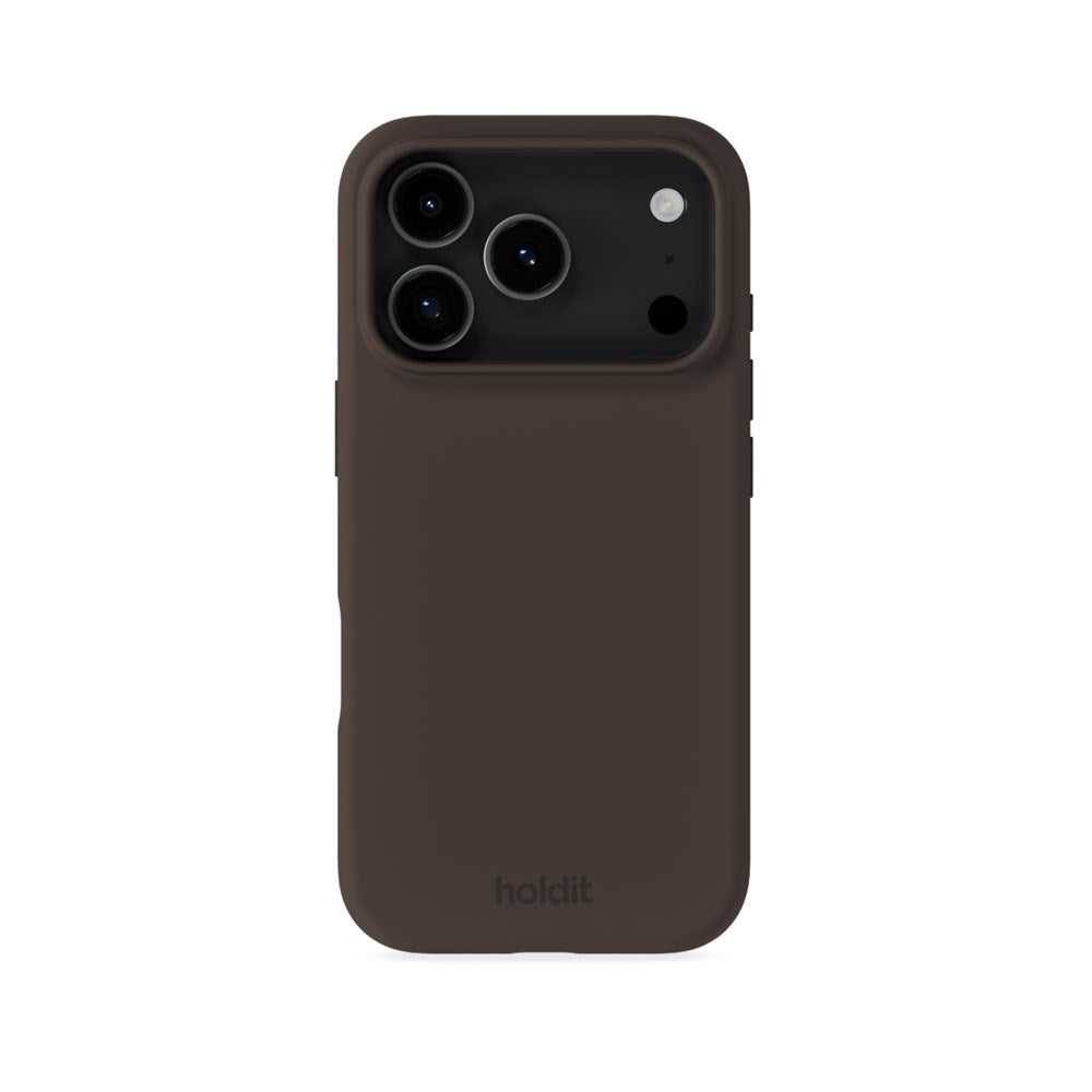 iPhone 18 Pro Max / 17 Pro Max Holdit Soft Touch Silicone Case - Chocolate