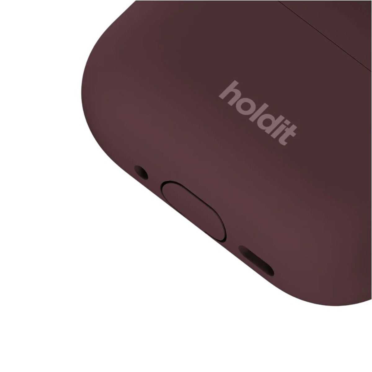Apple AirPods Pro (3rd Gen.) Holdit Silicone Case with Carabiner - Bordeaux