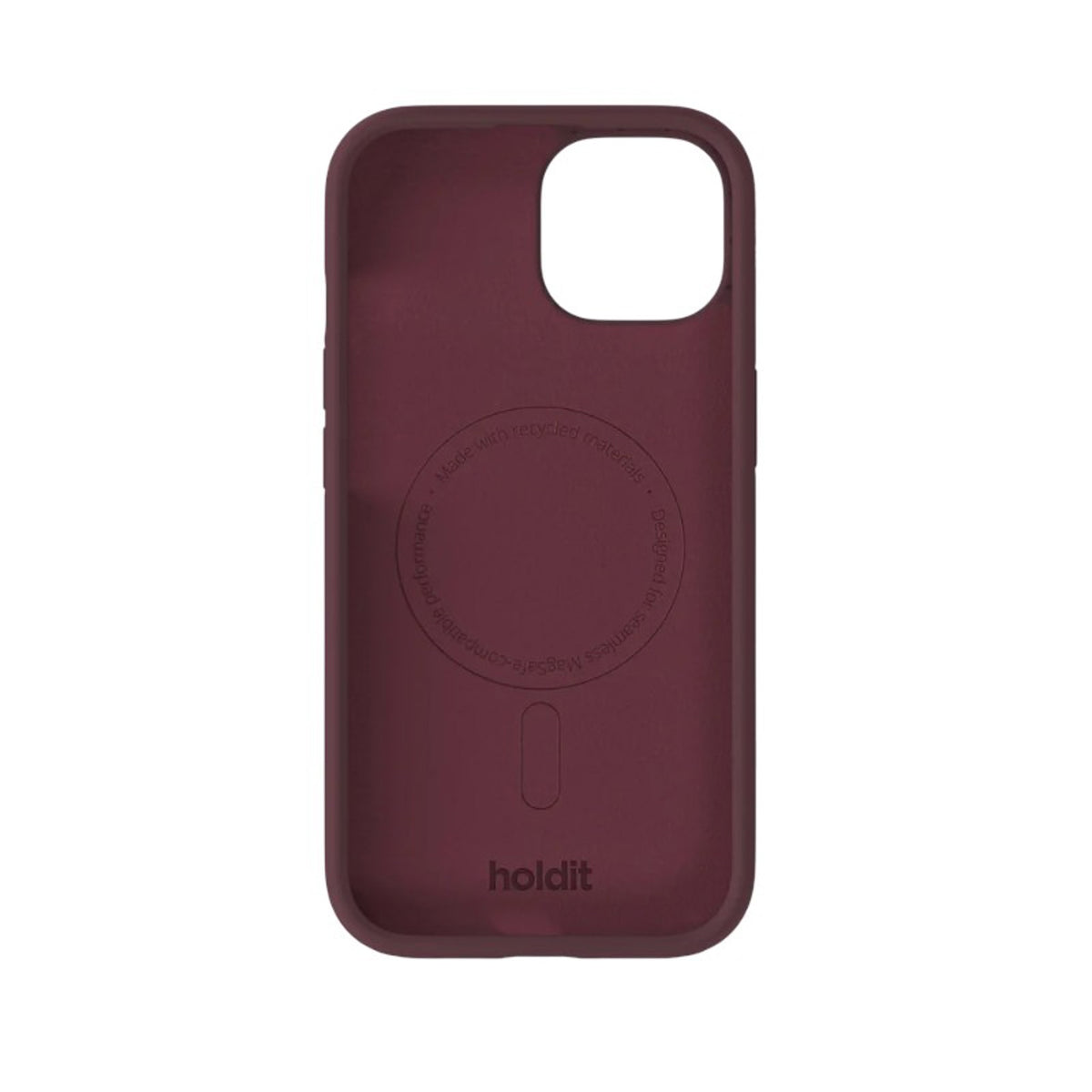 iPhone 17e / 16e / 15 / 14 / 13 Holdit Soft Touch MagSafe Silicone Case - Bordeaux