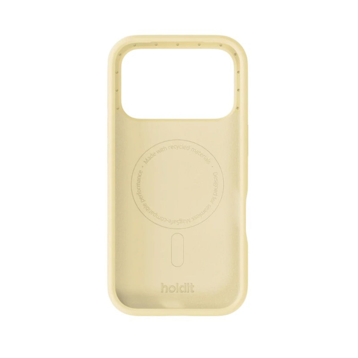 iPhone 18 Pro Max / 17 Pro Max Holdit Soft Touch MagSafe Silicone Case - Butter Yellow