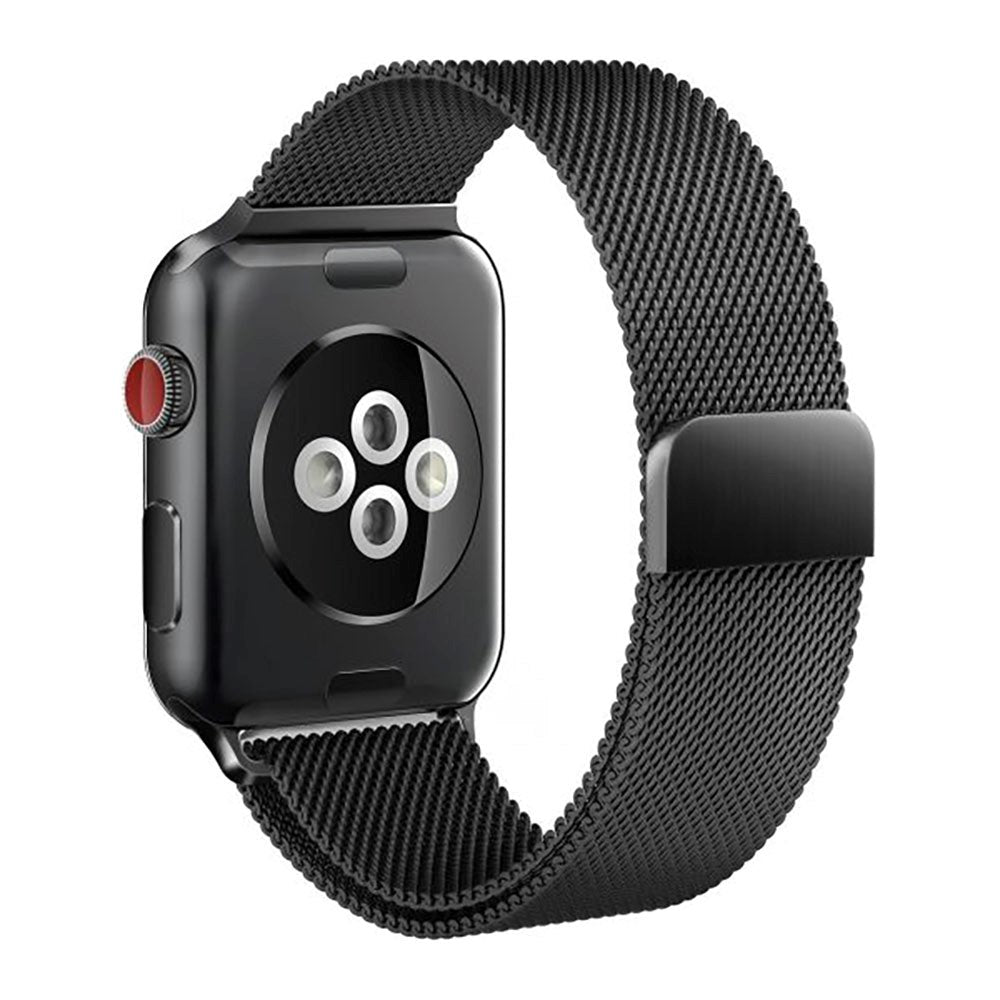 Apple Watch (38/40/SE/41/42mm) Tech-Protect Milanese Band Stainless Steel Strap - Black