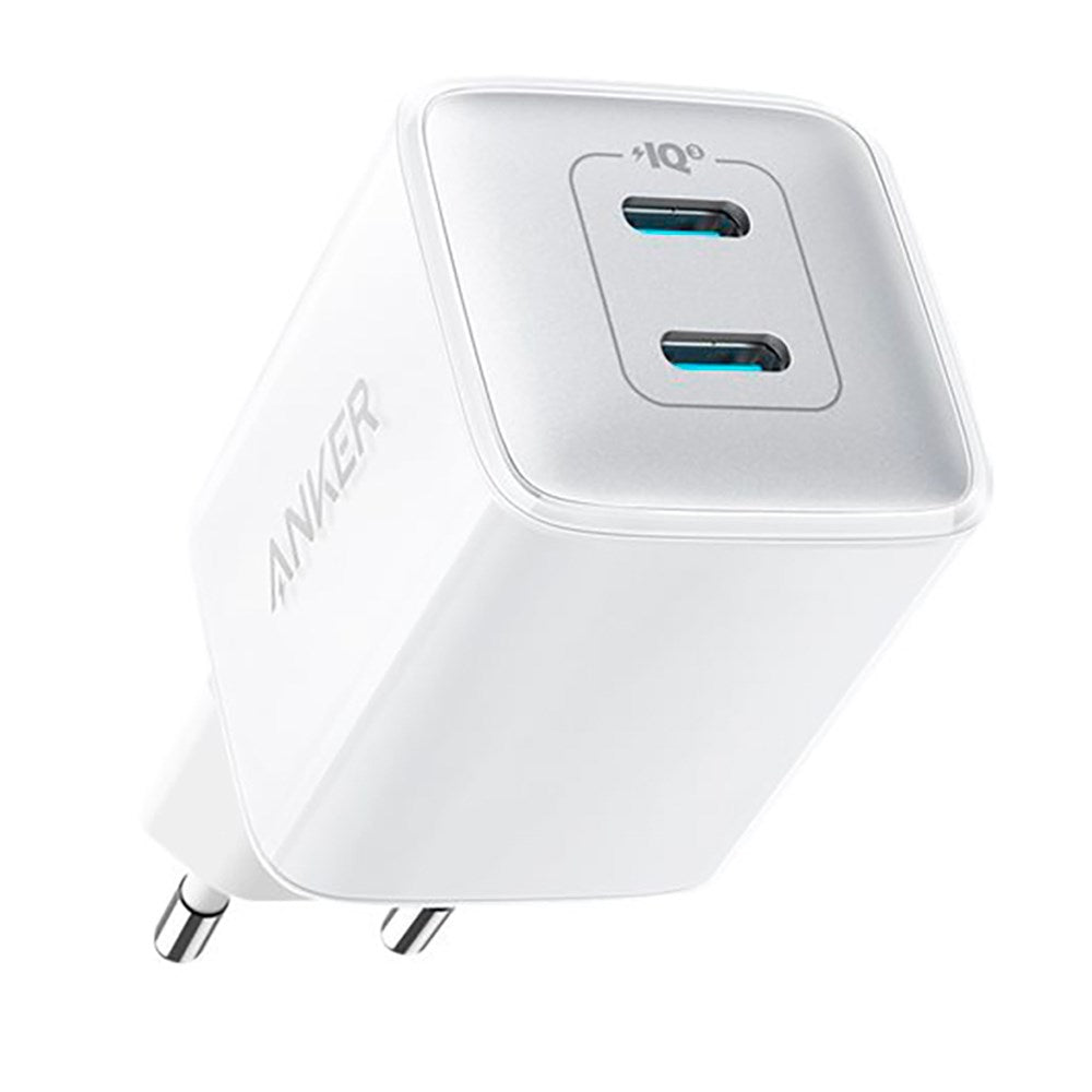 Anker 521 Wall Charger 40W with 2 x USB-C - White