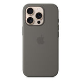 Original Apple iPhone 16 Pro Silicone Case - MagSafe Compatible - Stone Gray MYYL3ZM/A)