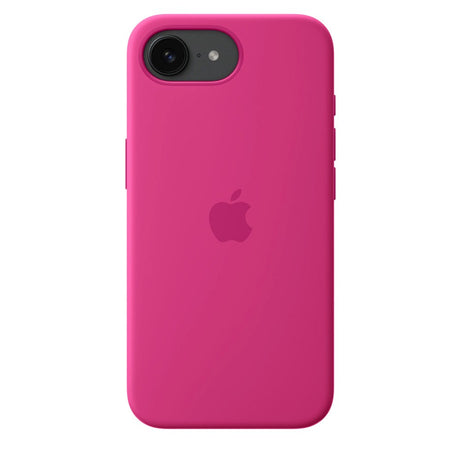 Original Apple iPhone 16e Silicone Case - Fuchsia (MD3W4ZM/A)