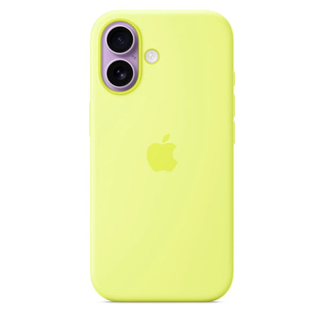 Original Apple iPhone 17 Silicone Case - MagSafe Compatible - Neon Yellow (MGEV4ZM/A)