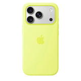 Original Apple iPhone 17 Pro Silicone Case - MagSafe Compatible - Neon Yellow (MGFF4ZM/A)
