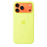 Original Apple iPhone 17 Pro Max Silicone Case - MagSafe Compatible - Neon Yellow (MGFM4ZM/A)